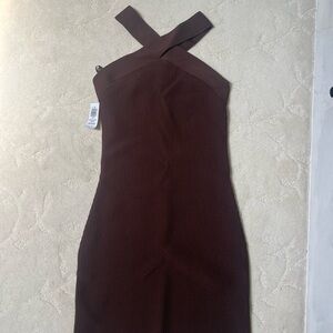 Aritzia babaton women sculpt knit crisscross dress